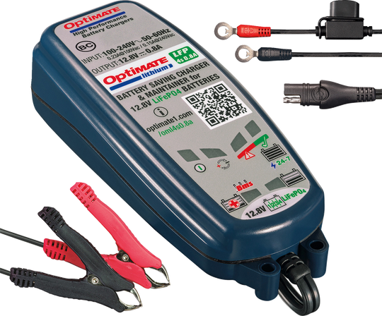 Tecmate Optimate Lithium 4S 0.8A 8-Step Charger (TM-471)