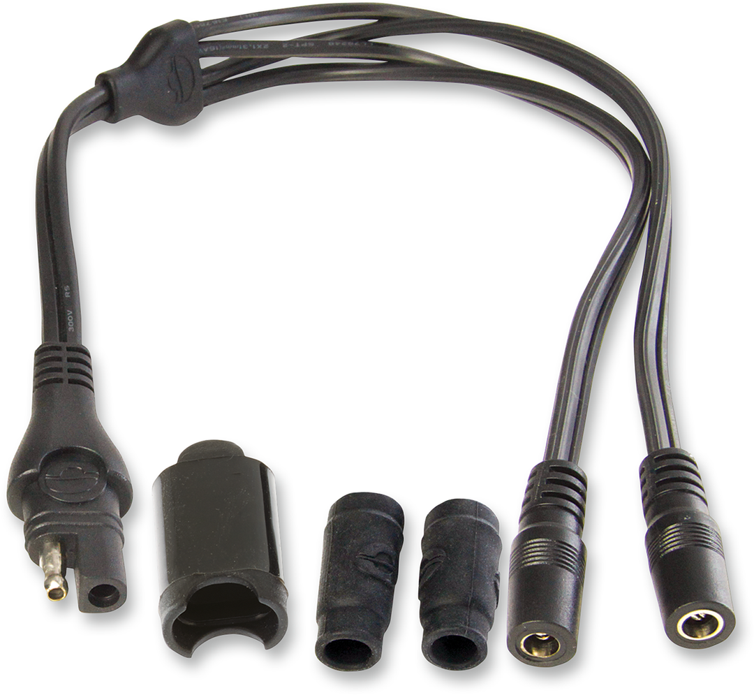 Tecmate Optimate Cable 10A SAE/ 2 X DC2.5 12'' (O-35)