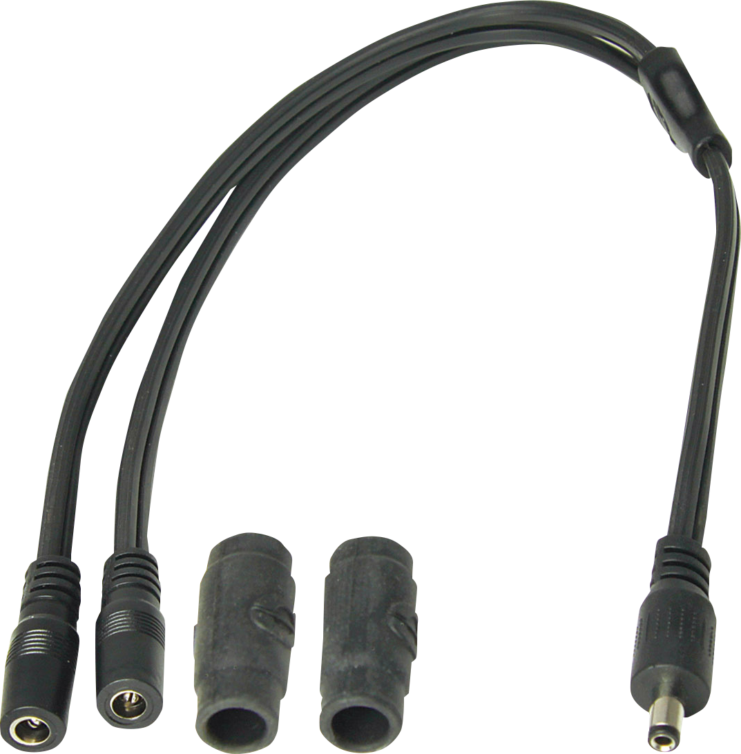 Tecmate Optimate Cable 10A DC Plug/ 2 X DC 12'' (O-45)