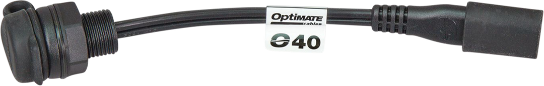 Prise Tecmate Optimate SAE avec câble 6" (O-40S)
