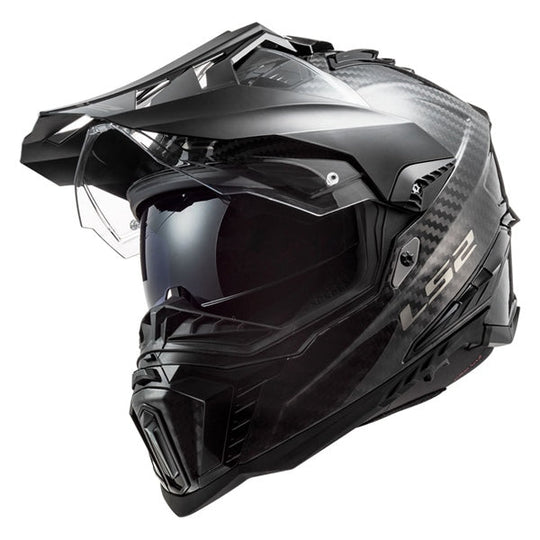 LS2 Helmet Explorer Carbon Solid