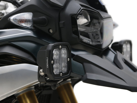 Denali Auxiliary Light Mounting Brackets for BMW F850GS & F750GS '19-'22