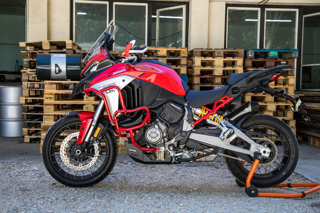 Outback Motortek Ducati Multistrada V4 – Crash Bars Combo Rouge