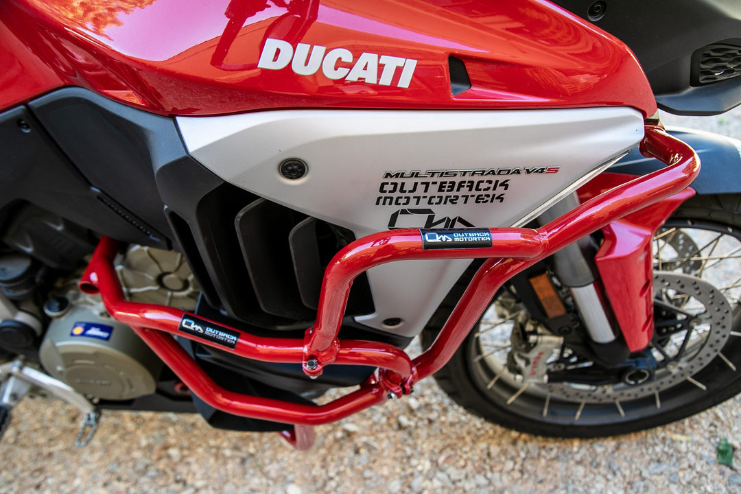 Outback Motortek Ducati Multistrada V4 – Ultimate Protection Combo Red