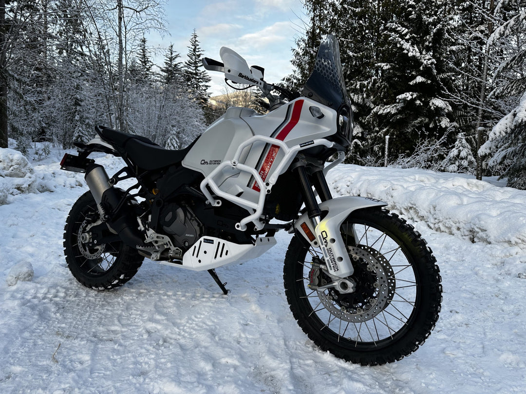 Outback Motortek Ducati DesertX – Combo Protection Ultime Blanc