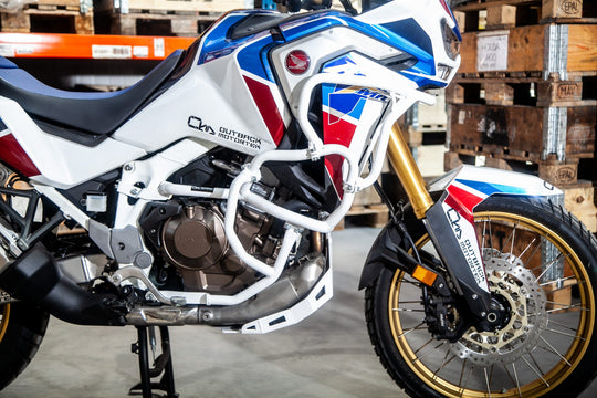 Outback Motortek Honda CRF1100L Africa Twin – Protection Combo MAX Blanc