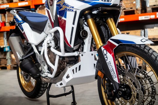 Outback Motortek Honda CRF1100L Africa Twin – Combo Protection Ultime Blanc