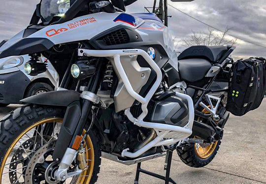 Outback Motortek BMW R1250GSA – Ultimate Protection Combo White