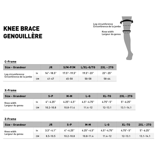 LEATT Z-FRAME KNEE BRACE