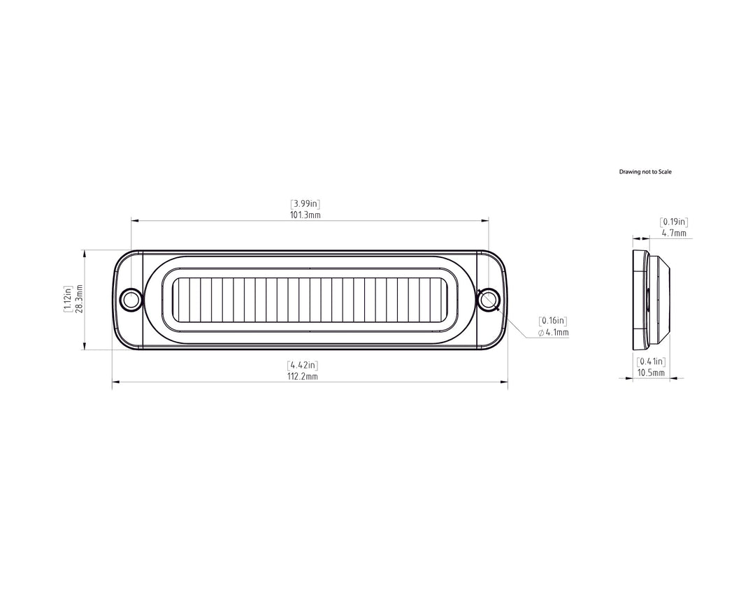 Denali B6 Flush Mount LED Auxiliary Brake Light