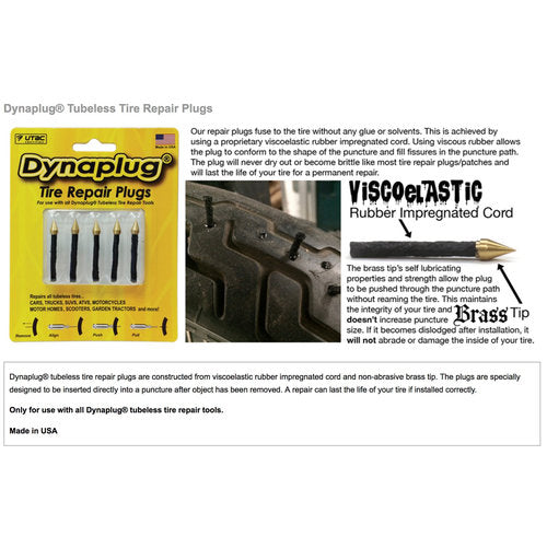 MotoPumps Dynaplug Tubeless Tire Repair Tools