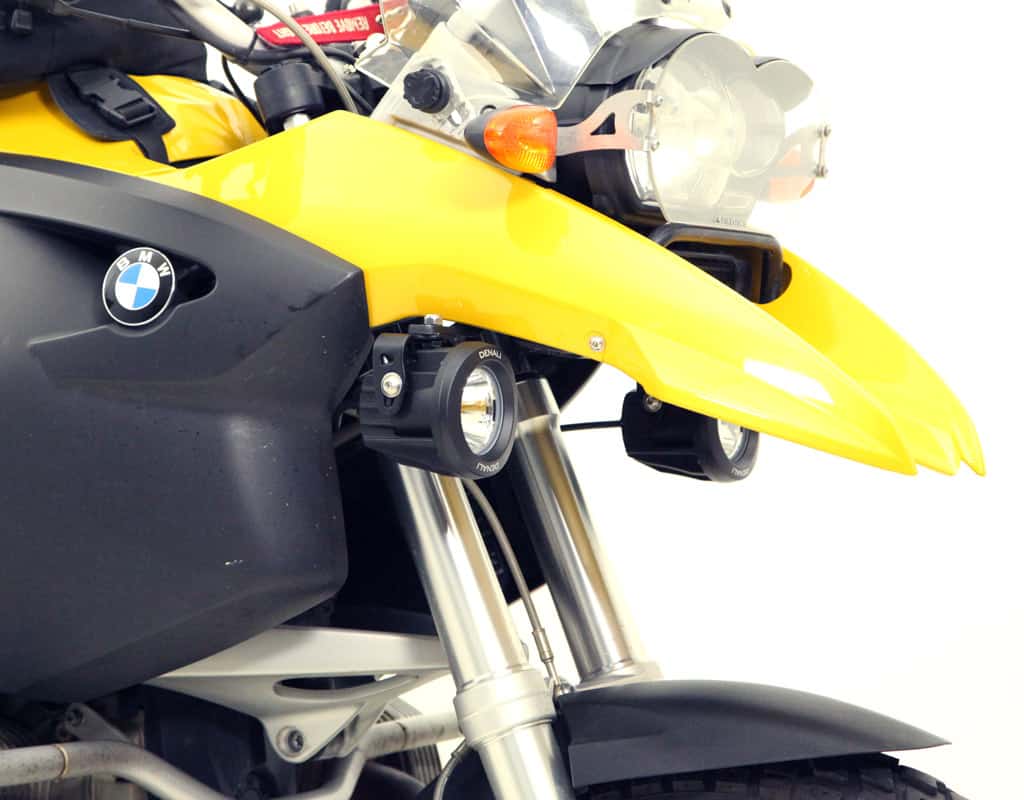 Denali Auxiliary Light Mounting Bracket for BMW R1200GS '04-'12 & R1200GSA '05-'13