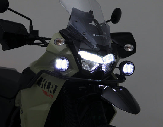 Support d'éclairage pour barre de protection supérieure Denali - KLR 650 '22