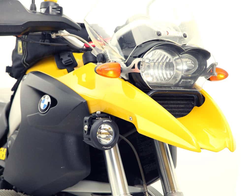 Support de montage d'éclairage auxiliaire Denali pour BMW R1200GS '04-'12 et R1200GSA '05-'13