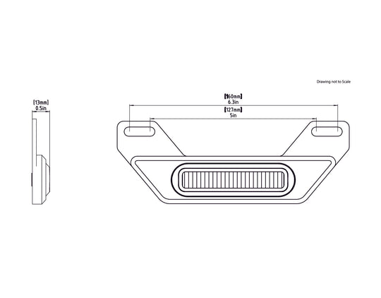 Denali B6 License Plate LED Auxiliary Brake Light